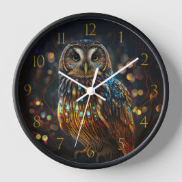 Bokeh-Schüssel Große Wanduhr