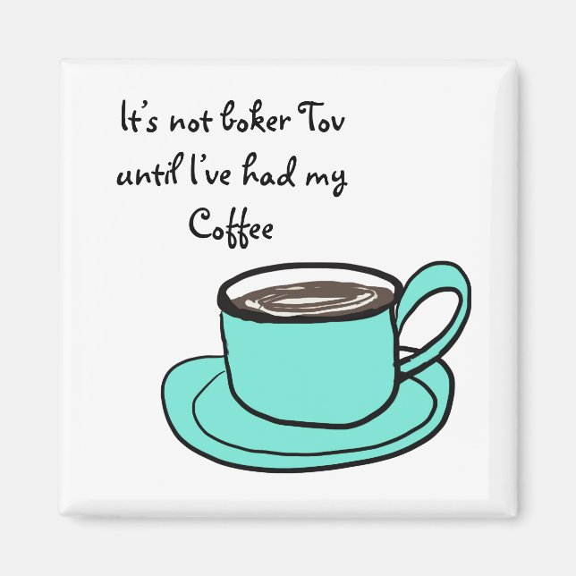 Boker Tov Magnet (Vorne)