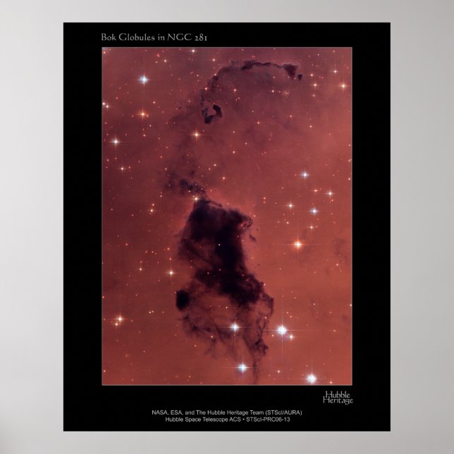 BokGlobulesInNGC281-2006-13 Poster (Vorne)