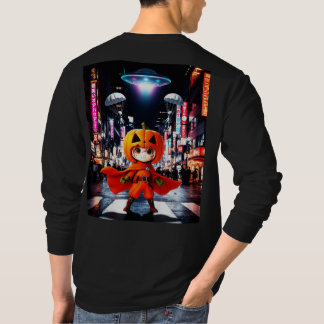 Bokuchander UFO design Manches longues T-shirt