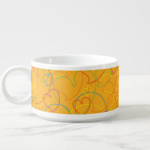 Hearts Net Citrouille Blossom Chili Bowl