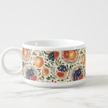 Motif de fruits méditerranéen chili Bowl