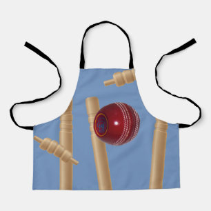 Bol Bleu Au Cricket, Tablier Plein Impression Pour