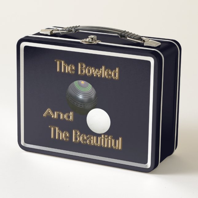 Bol de pelouse amusant Bowled Belle, Lunchbox en m (Devant)