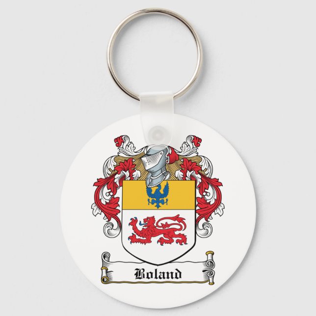 Boland Familienwappen Schlüsselanhänger (Vorderseite)