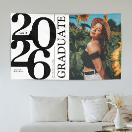 Bold 2025 Graduate Foto Abschluss Banner