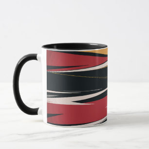 Bold Abstrakt Geometric Art Tasse