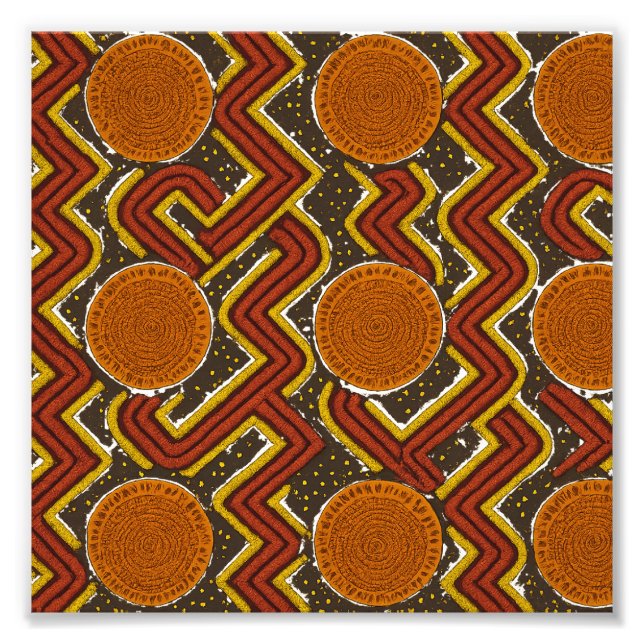 Bold African Print Fotodruck (Vorne)