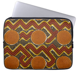Bold African Print Laptopschutzhülle