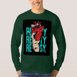 Bold Artistic Heart Design - Edgy and Vibranly Sta T-Shirt