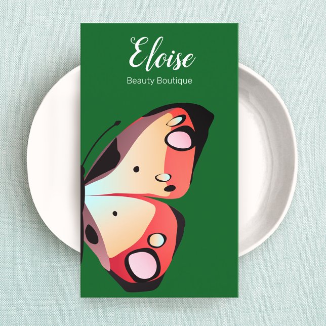 Bold Beautiful Butterfly Visitenkarte (Von Creator hochgeladen)