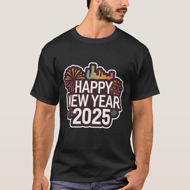 Bold Begings New year 2025 Men's Basic T - Shirt (Vorderseite)