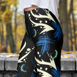 Bold Black Dragon Slash Pattern Leggings<br><div class="desc">Fierce and Fabulous: Elevate your look with these Dragon Slash leggings! The vibrant, unique design gives these leggings a bold edge, while the full-length cut ensures comfort and style. Perfect for active days or casual wear, they’re the ultimate piece for those who dare to stand out. Shop now and embrace...</div>