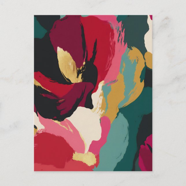 Bold Bloom Postkarte (Vorderseite)