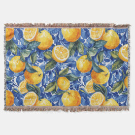 Bold Blue Italy Positano Lemon Decke