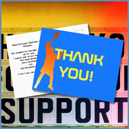 Bold Blue Modern Tech Abschluss Postkarte