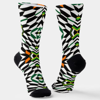 Bold Boho Tribal Look Crew Socks Socken