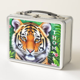 Bold Botanical Tiger cub Metall Brotdose