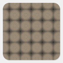 Bold Bronze and Taupe Geometric Mandala Circles