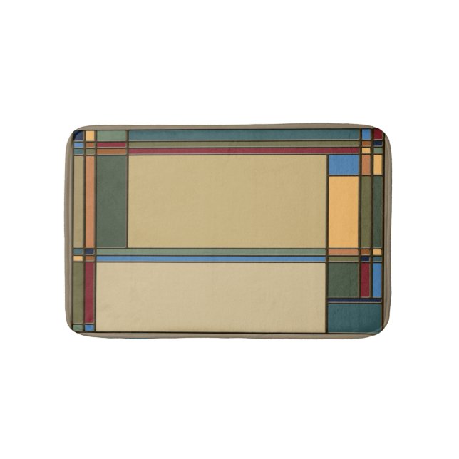 Bold Bungalow Colors Badematte (Vorderseite)