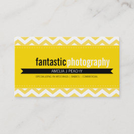 BOLD BUSINESS CARD :: einfach, modern Zickzack 12 Visitenkarte