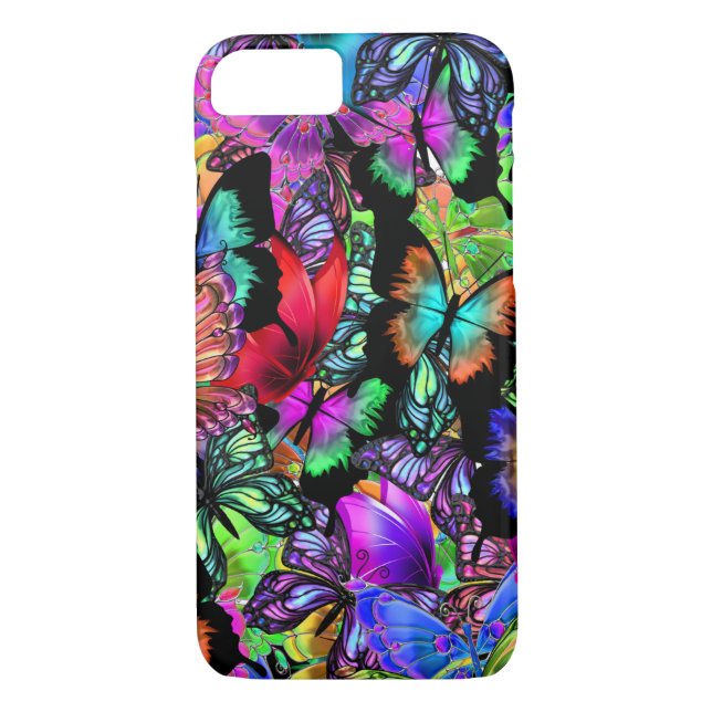 Bold Butterflies Galore Case-Mate iPhone Hülle (Rückseite)
