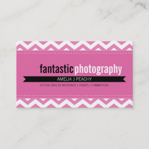 BOLD CARTE DE VISITE :: simple chevron moderne 10
