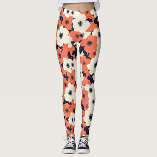 Bold & Chic Anemone Leggings