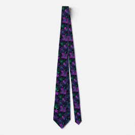 Bold Christmas Gift For Boyfriend Tropical Floral Krawatte