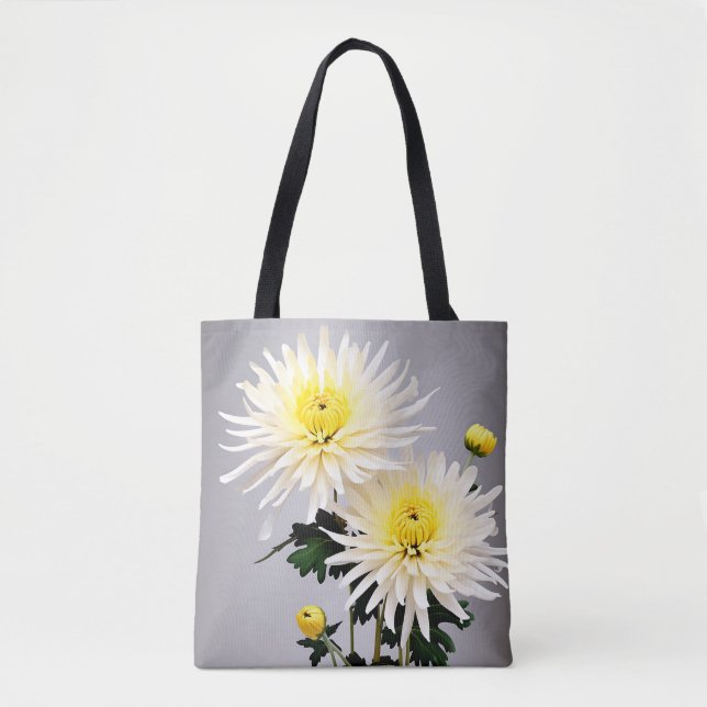 Bold Chrysanthemum Abstrakt Tasche (Vorderseite)