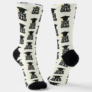 Bold Class of 2026 Graduation Socken