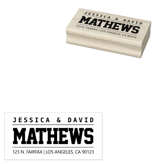 Bold Creative Stylish Gummistempel (Stempel)