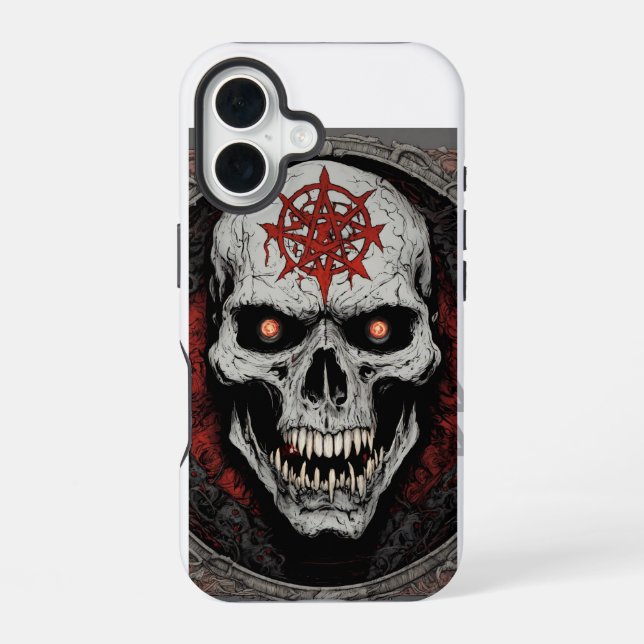 Bold Creature Design iPhone 16 Coque - Durable et  (Verso)