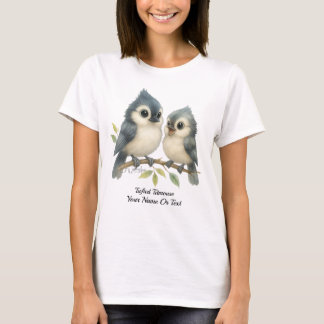 Bold Curious Titmouse T-Shirt
