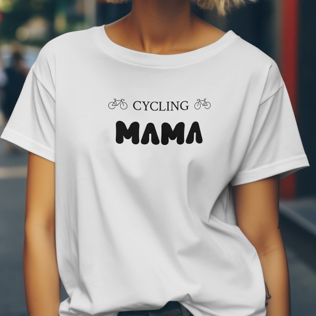 Bold Cycling Mama für Mama Mother Velofans T-Shirt (Von Creator hochgeladen)
