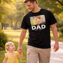 Bold Dad Established Photo T-Shirt