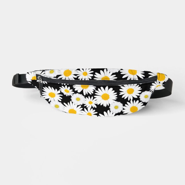 Bold Daisy Bloom Pattern Bauchtasche (Vorderseite)