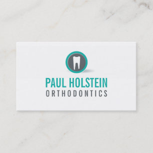 BOLD DENTIST CARTE DE VISITE :: logo de dent moder