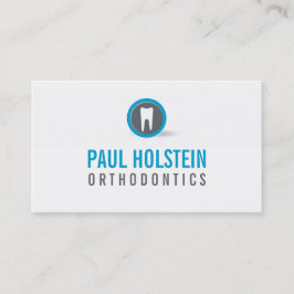 BOLD DENTIST pro zahnärztliches, modernes Zahnlogo Visitenkarte