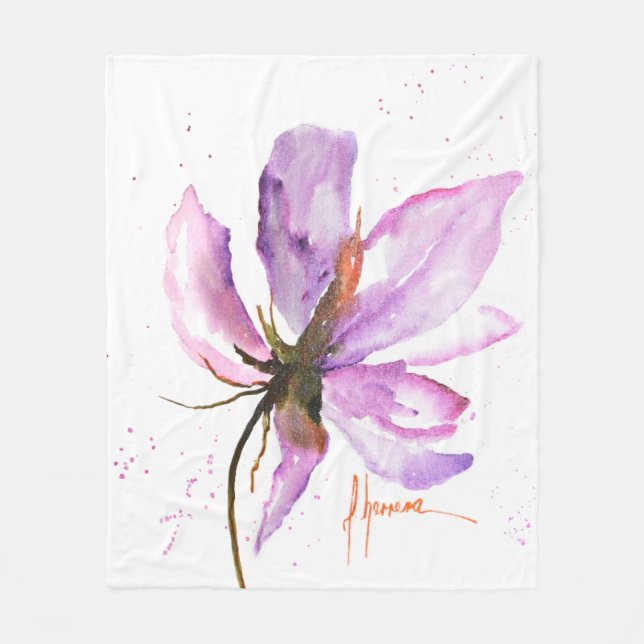 Bold Floral IV Fleecedecke (Vorderseite)