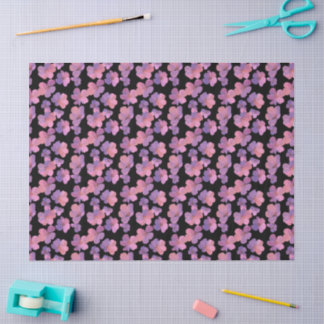 Bold Floral Spring Gift Wrap Seidenpapier