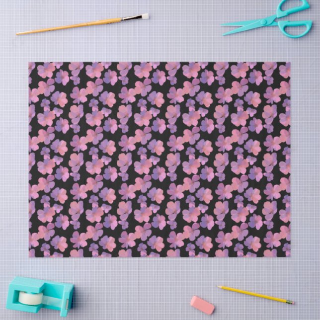 Bold Floral Spring Gift Wrap Seidenpapier (Basteln)