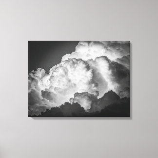 Bold Fluffy Clouds Leinwand Art Print