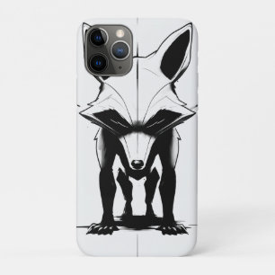 Bold Fox Silhouette - Monochrome Tierart Case-Mate iPhone Hülle