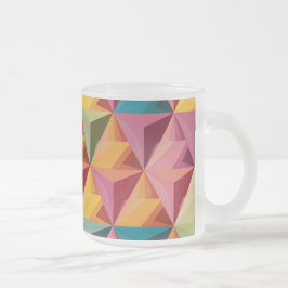 Bold Geometric Triangle Pattern Mattglastasse