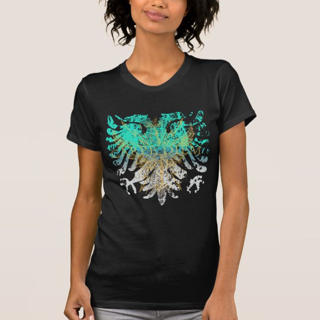 Bold Griffin Turquoise Gold Black T-Shirt (Vorderseite)