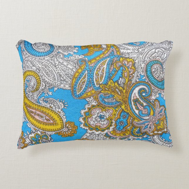 Bold Grungy Islamic Psychedelic Ornament Dekokissen (Vorderseite)