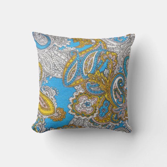 Bold Grungy Islamic Psychedelic Ornament Kissen (Vorderseite)