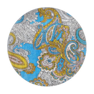 Bold Grungy Islamic Psychedelic Ornament Schneidebrett