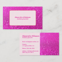 Bold Hot Pink Glitter Aesthetic